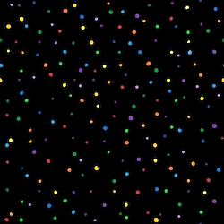 Black/Multi - Mini Dots